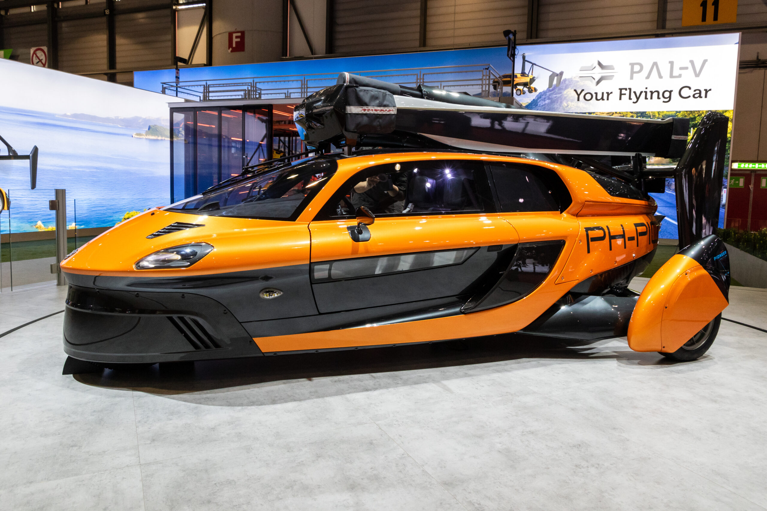Car showcased at the 89th Geneva International Motor Show.