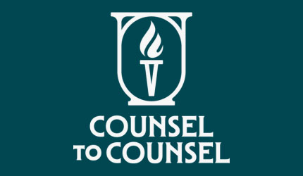 Counsel to Counsel logo. wide