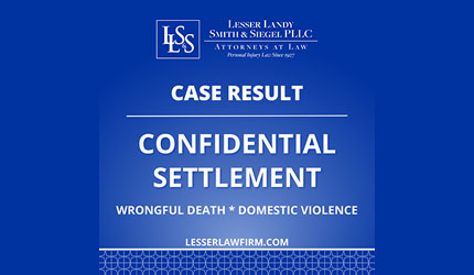 lesser law firm resolves wrongful death case