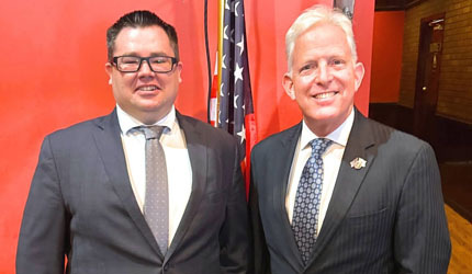 Managing Partner Gary Lesser and BABPA President David Hines