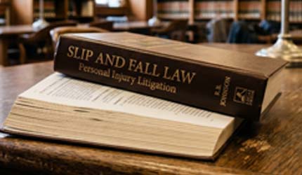 Law book - slip and fall law statute of limitations