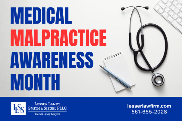 medical malpractice awareness month banner