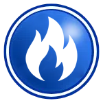 burn injury flame icon