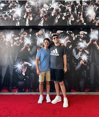 Firm Partner Joe Landy and his son, Tyler