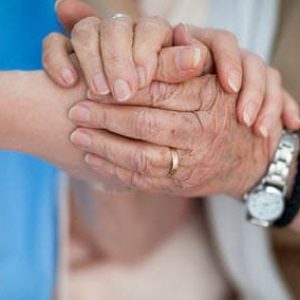 hand holding nursing picture