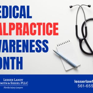 medical malpractice awareness month banner